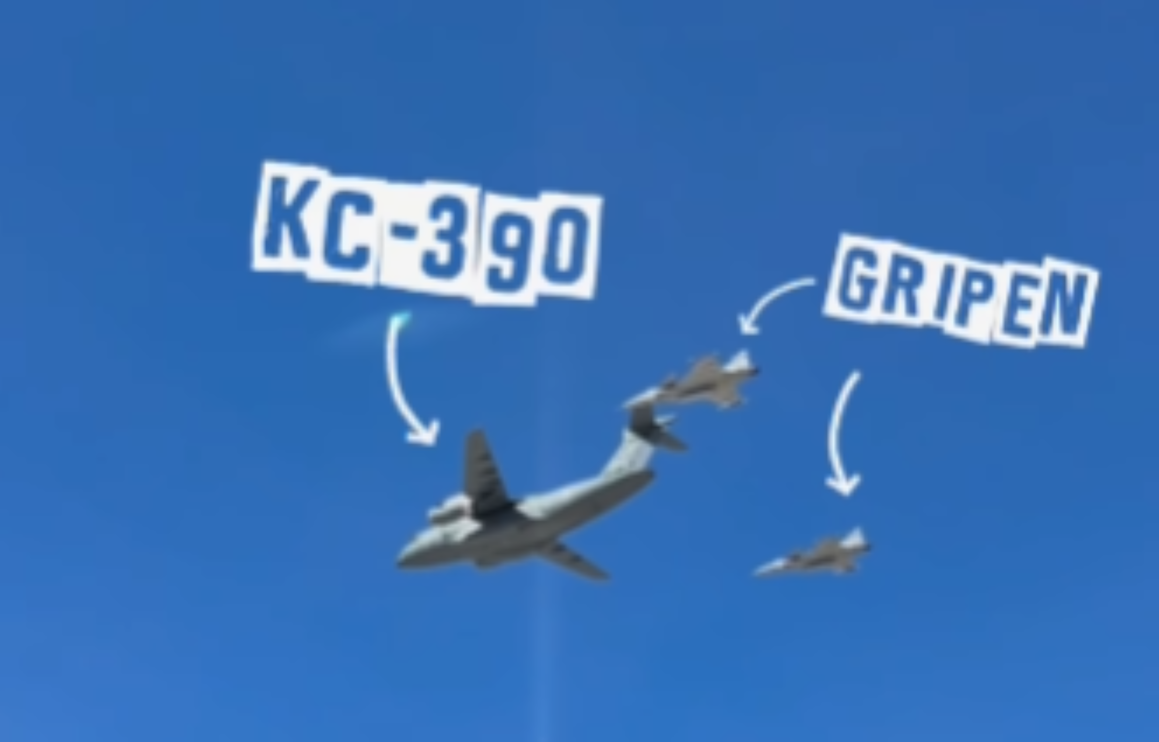 Aviões caça de Anápolis são utilizados em apresentação especial