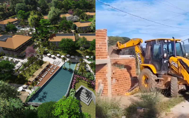Moradias em Pirenópolis são demolidas enquanto Eco Resort é absolvido