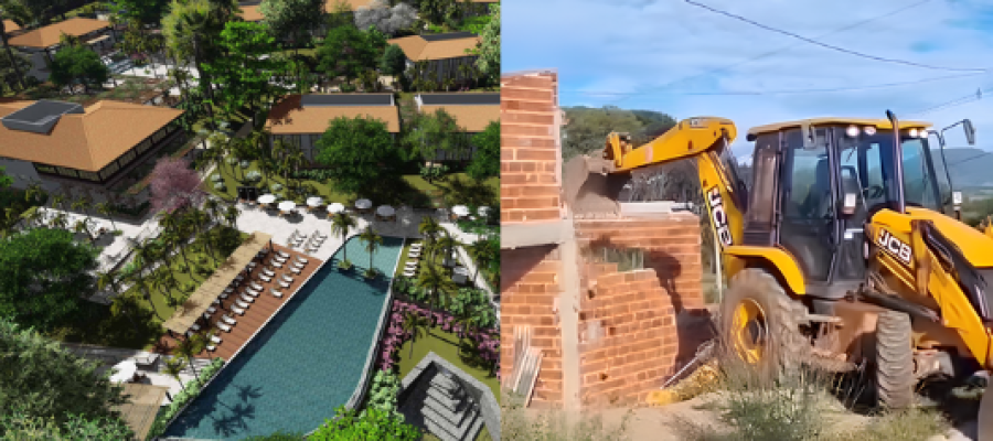 Moradias em Pirenópolis são demolidas enquanto Eco Resort é absolvido
